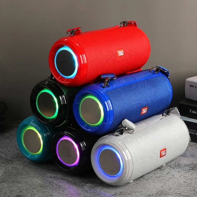 T&G TG537 RGB Light Portable Waterproof Bluetooth Speaker Supports FM / TF Card(Black) - Desktop Speaker by T&G | Online Shopping South Africa | PMC TechLife | Buy Now Pay Later Mobicred