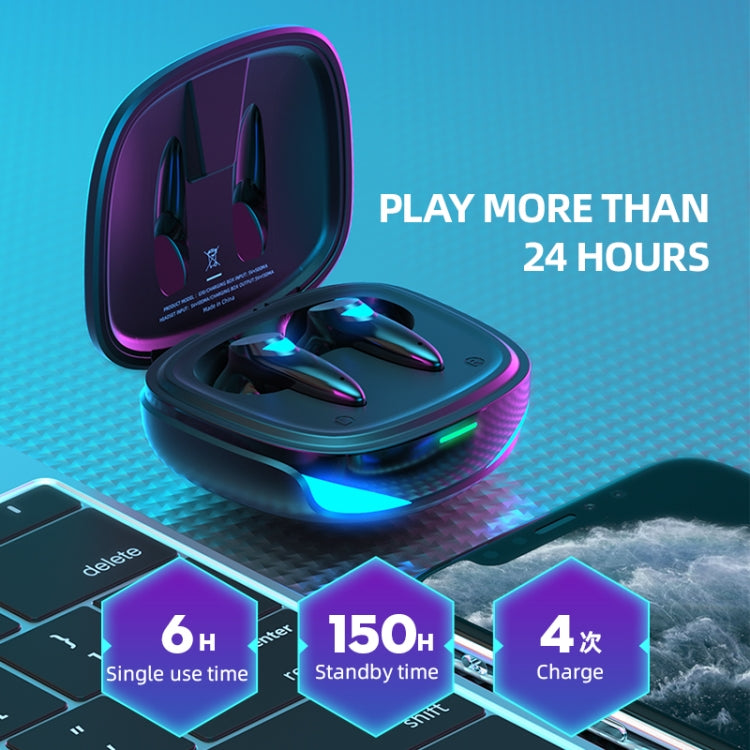 G10 TWS 5.2 Binaural True Stereo Touch Game Bluetooth Earphone(Pink) - TWS Earphone by PMC TechLife | Online Shopping South Africa | PMC TechLife