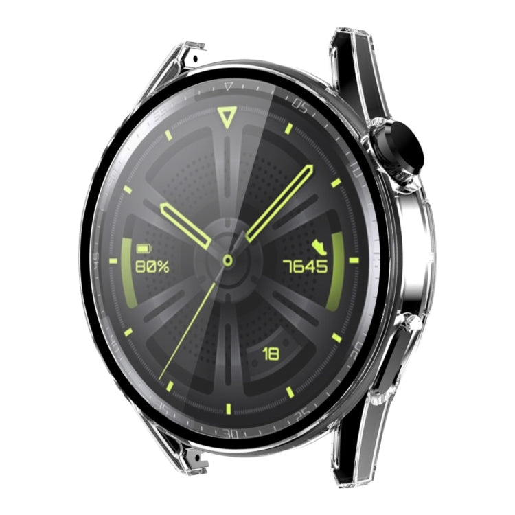 For Huawei Watch GT 3 42mm ENKAY Matte PC Frame + Tempered Glass Protector Case(Transparent) - free shipping - PMC TechLife - Order now!