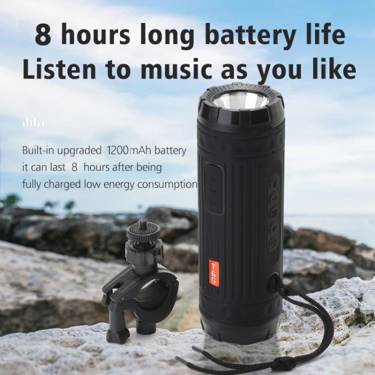 T&G TG312 LED Outdoor Portable Multifunctional Wireless Bluetooth Speaker(Black) - Waterproof Speaker by T&G | Online Shopping South Africa | PMC TechLife | Buy Now Pay Later Mobicred