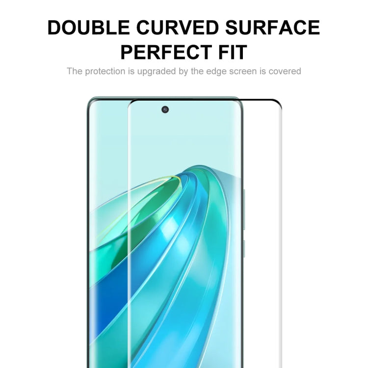 For Honor X9A / Magic5 Lite ENKAY 3D Hot Bending Edge Glue Tempered Glass Full Film with Lens Film - free shipping - PMC TechLife - Order now!