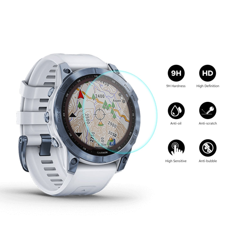 5 PCS Compatible with Garmin Fenix 7 ENKAY 0.2mm 9H Tempered Glass Screen Protector Watch Film - free shipping - PMC TechLife - Order now!