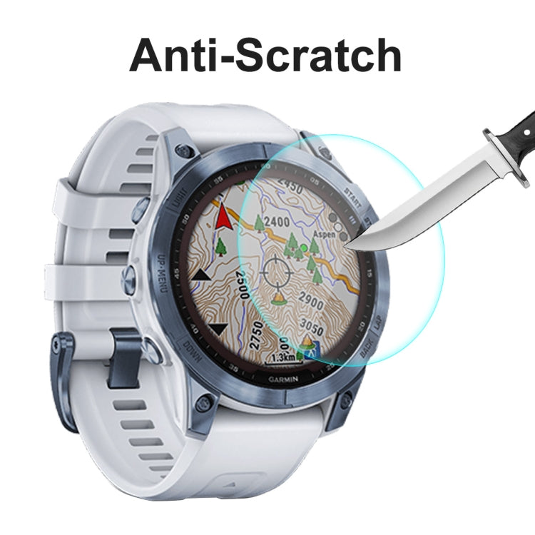 5 PCS Compatible with Garmin Fenix 7 ENKAY 0.2mm 9H Tempered Glass Screen Protector Watch Film - free shipping - PMC TechLife - Order now!