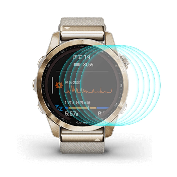 5 PCS Compatible with Garmin Fenix 7S ENKAY 0.2mm 9H Tempered Glass Screen Protector Watch Film - free shipping - PMC TechLife - Order now!