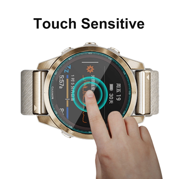 10 PCS Compatible with Garmin Fenix 7S ENKAY 0.2mm 9H Tempered Glass Screen Protector Watch Film - Screen Protector by ENKAY | Online Shopping South Africa | PMC TechLife | Buy Now Pay Later Mobicred