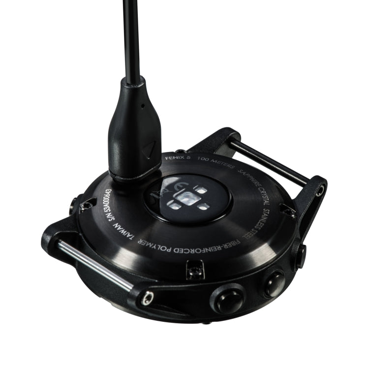 Compatible with Garmin Fenix 7S Charger with Data Transmission Function(Black) - Charger by PMC TechLife | Online Shopping South Africa | PMC TechLife | Buy Now Pay Later Mobicred
