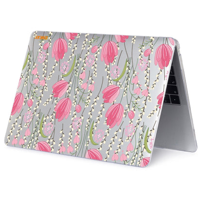 ENKAY Flower Series Pattern Laotop Protective Crystal Case For MacBook Pro 13.3 inch A2251 / A2289 / A2338 2020(Tulips) - MacBook Pro Cases by ENKAY | Online Shopping South Africa | PMC Jewellery