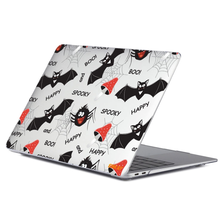 For MacBook Air 13.3 inch A1932 / A2179 / A2337 ENKAY Animal Series Pattern Laotop Protective Crystal Case(Bat) - MacBook Air Cases by ENKAY | Online Shopping South Africa | PMC Jewellery