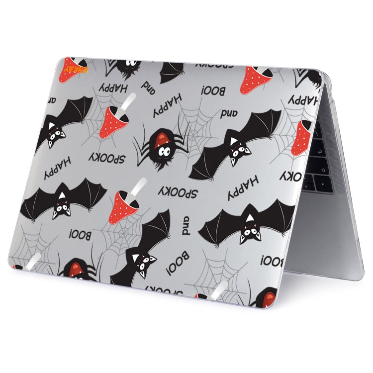 For MacBook Air 13.3 inch A1932 / A2179 / A2337 ENKAY Animal Series Pattern Laotop Protective Crystal Case(Bat) - MacBook Air Cases by ENKAY | Online Shopping South Africa | PMC TechLife | Buy Now Pay Later Mobicred