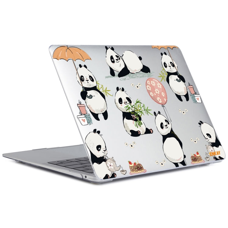 ENKAY Animal Series Pattern Laotop Protective Crystal Case For MacBook Pro 13.3 inch A2251 / A2289 / A2338 2020(Panda) - MacBook Pro Cases by ENKAY | Online Shopping South Africa | PMC TechLife