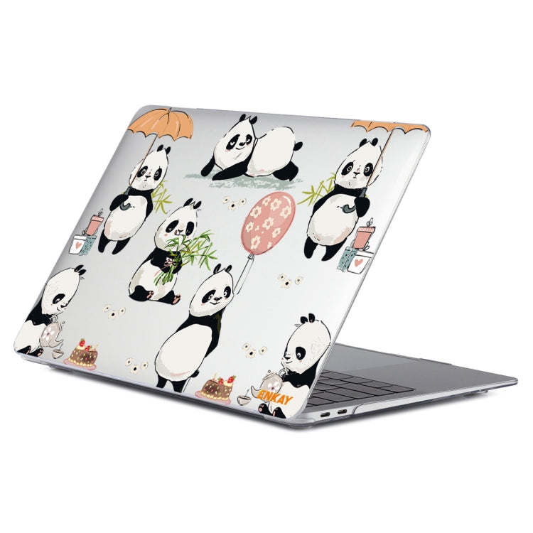 ENKAY Animal Series Pattern Laotop Protective Crystal Case For MacBook Pro 16 inch A2141(Panda) - MacBook Pro Cases by ENKAY | Online Shopping South Africa | PMC Jewellery