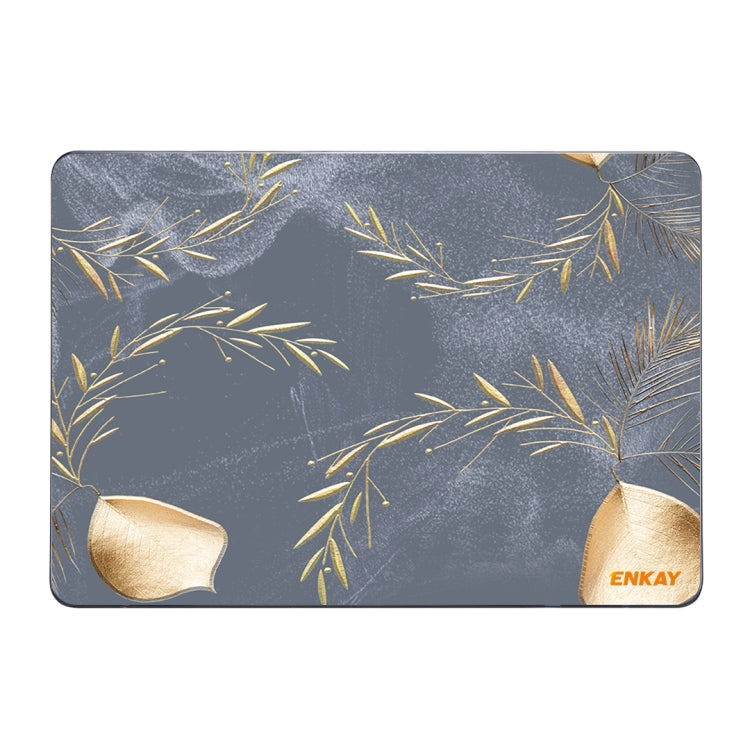 ENKAY Vintage Pattern Series Laotop Protective Crystal Case For MacBook Air 13.3 inch A1932 / A2179 / A2337(Wild Oats) - MacBook Air Cases by ENKAY | Online Shopping South Africa | PMC TechLife | Buy Now Pay Later Mobicred
