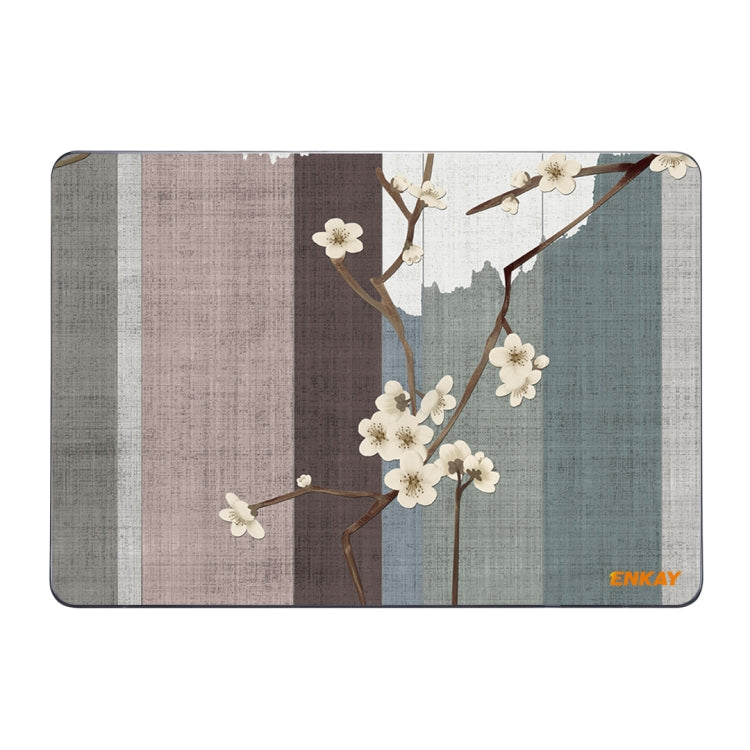 ENKAY Vintage Pattern Series Laotop Protective Crystal Case For MacBook Pro 14.2 inch A2442 (2021)(Plum Blossom) - MacBook Pro Cases by ENKAY | Online Shopping South Africa | PMC TechLife | Buy Now Pay Later Mobicred