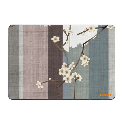 ENKAY Vintage Pattern Series Laotop Protective Crystal Case For MacBook Pro 16 inch A2141(Plum Blossom) - MacBook Pro Cases by ENKAY | Online Shopping South Africa | PMC Jewellery