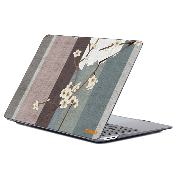 ENKAY Vintage Pattern Series Laotop Protective Crystal Case For MacBook Pro 16 inch A2141(Plum Blossom) - free shipping - PMC TechLife - Order now!