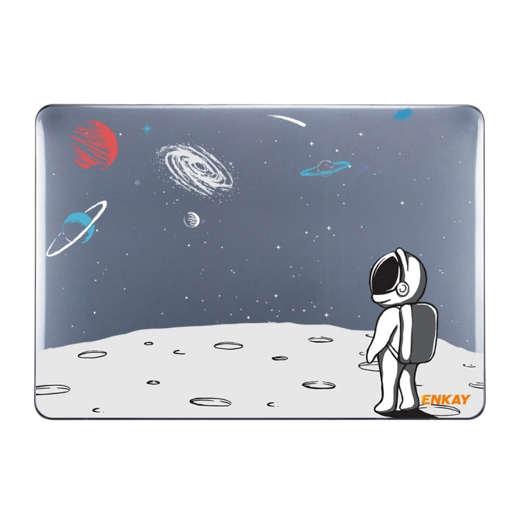 ENKAY Star Series Pattern Laotop Protective Crystal Case For MacBook Pro 13.3 inch A1706 / A1708 / A1989 / A2159(Backpack Astronaut) - MacBook Pro Cases by ENKAY | Online Shopping South Africa | PMC TechLife | Buy Now Pay Later Mobicred