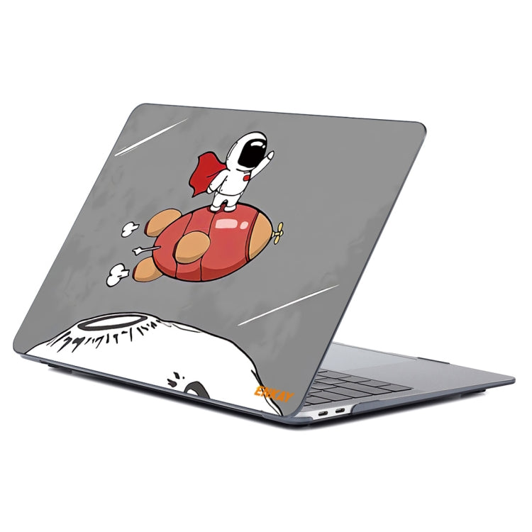 ENKAY Star Series Pattern Laotop Protective Crystal Case For MacBook Pro 13.3 inch A1706 / A1708 / A1989 / A2159(Rocket Astronaut) - free shipping - PMC TechLife - Order now!