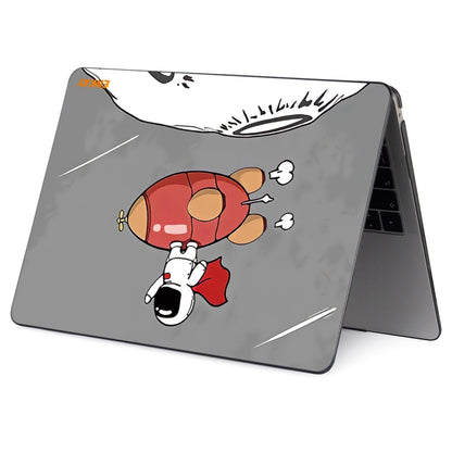 ENKAY Star Series Pattern Laotop Protective Crystal Case For MacBook Pro 13.3 inch A1706 / A1708 / A1989 / A2159(Rocket Astronaut) - MacBook Pro Cases by ENKAY | Online Shopping South Africa | PMC Jewellery