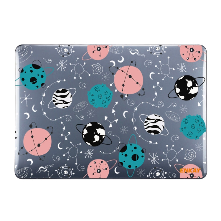 ENKAY Star Series Pattern Laotop Protective Crystal Case For MacBook Pro 13.3 inch A1706 / A1708 / A1989 / A2159(Geometric Planet) - free shipping - PMC TechLife - Order now!