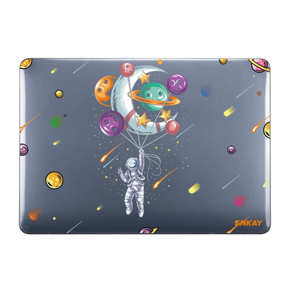 For MacBook Air 13.3 inch A1932 / A2179 / A2337 ENKAY Star Series Pattern Laotop Protective Crystal Case(Balloon Astronaut) - MacBook Air Cases by ENKAY | Online Shopping South Africa | PMC Jewellery