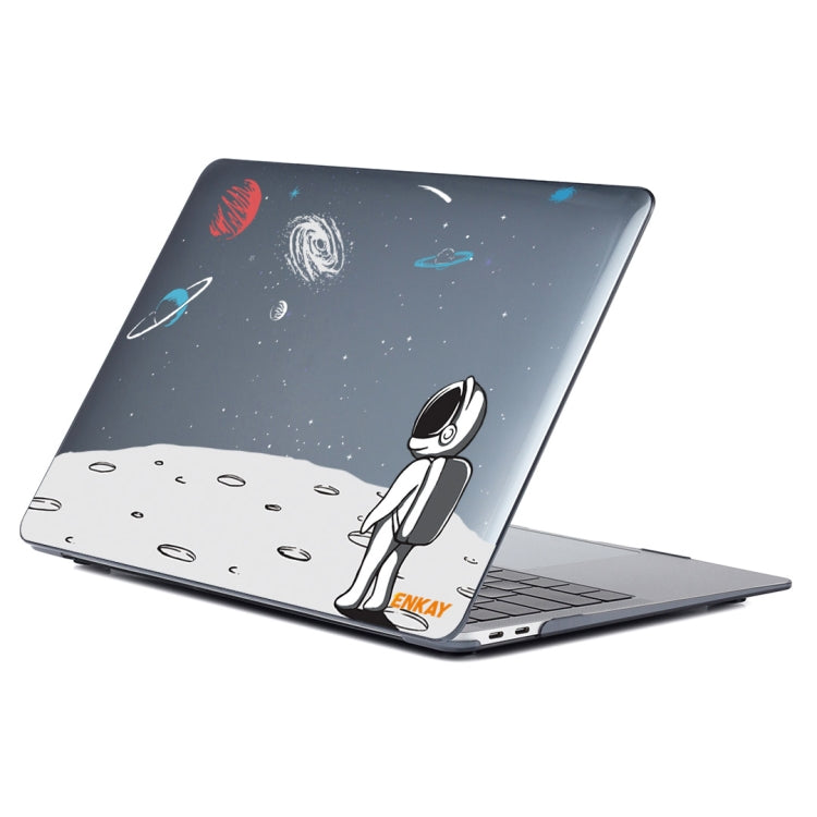 ENKAY Star Series Pattern Laotop Protective Crystal Case For MacBook Pro 13.3 inch A2251 / A2289 / A2338 2020(Backpack Astronaut) - MacBook Pro Cases by ENKAY | Online Shopping South Africa | PMC TechLife | Buy Now Pay Later Mobicred
