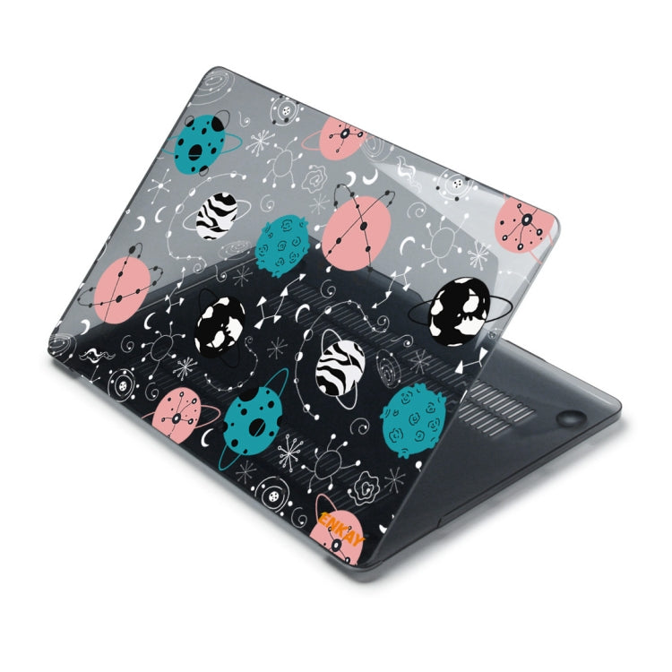 ENKAY Star Series Pattern Laotop Protective Crystal Case For MacBook Pro 13.3 inch A2251 / A2289 / A2338 2020(Geometric Planet) - MacBook Pro Cases by ENKAY | Online Shopping South Africa | PMC TechLife | Buy Now Pay Later Mobicred