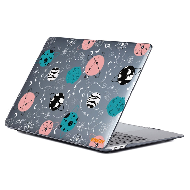ENKAY Star Series Pattern Laotop Protective Crystal Case For MacBook Pro 15.4 inch A1707 / A1990(Geometric Planet) - free shipping - PMC TechLife - Order now!