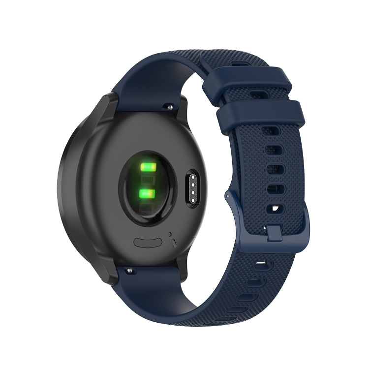 For Huawei Watch 3 Pro 22mm Checkered Silicone Watch Band(Blue) - Watch Bands by PMC TechLife | Online Shopping South Africa | PMC TechLife | Buy Now Pay Later Mobicred