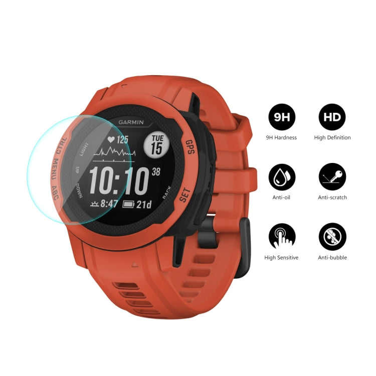 5 PCS ENKAY 0.2mm 9H Tempered Glass Screen Protector Watch Film Compatible with Garmin Instinct 2 - free shipping - PMC TechLife - Order now!