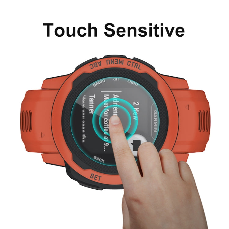 10 PCS ENKAY 0.2mm 9H Tempered Glass Screen Protector Watch Film Compatible with Garmin Instinct 2 - Screen Protector by ENKAY | Online Shopping South Africa | PMC TechLife | Buy Now Pay Later Mobicred