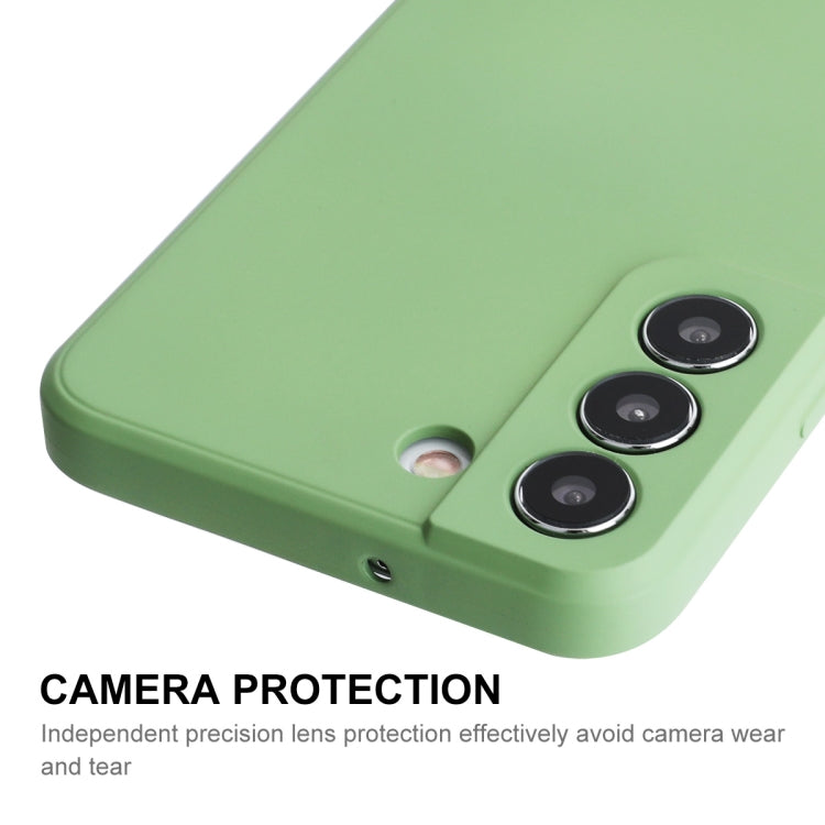 For Samsung Galaxy S22+ 5G ENKAY Liquid Silicone Soft Shockproof Phone Case(Light Green) - Galaxy S22+ 5G Cases by ENKAY | Online Shopping South Africa | PMC TechLife | Buy Now Pay Later Mobicred