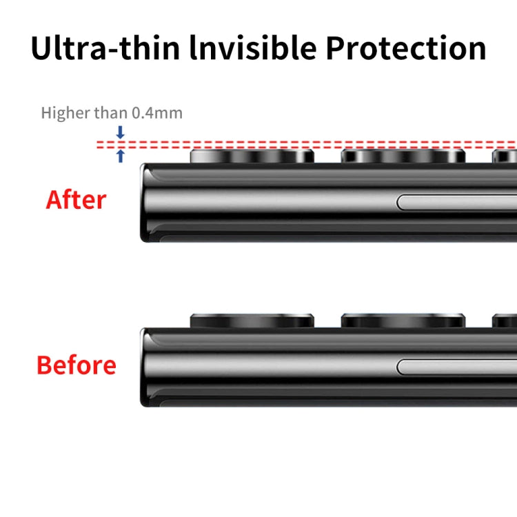 For Samsung Galaxy S22 Ultra 5G ENKAY Aluminium Alloy + Tempered Glass Camera Lens Cover(Black) - free shipping - PMC TechLife - Order now!