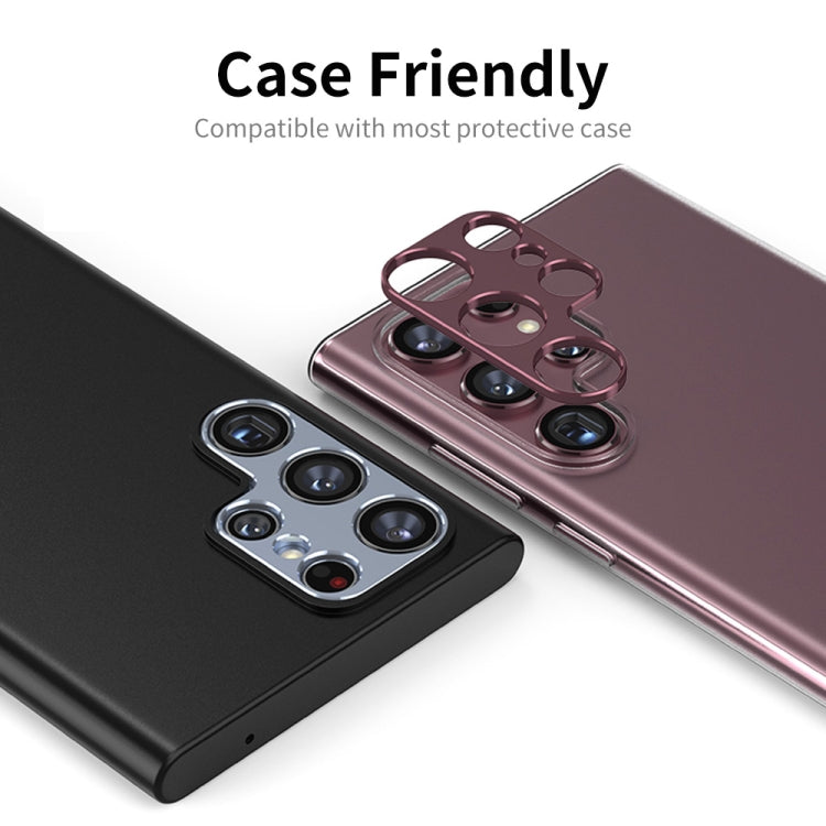 For Samsung Galaxy S22 Ultra 5G ENKAY Aluminium Alloy Camera Lens Protector Full Cover(Black) - free shipping - PMC TechLife - Order now!