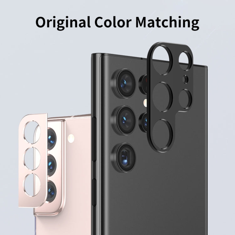 For Samsung Galaxy S22 Ultra 5G ENKAY Aluminium Alloy Camera Lens Protector Full Cover(Black) - free shipping - PMC TechLife - Order now!