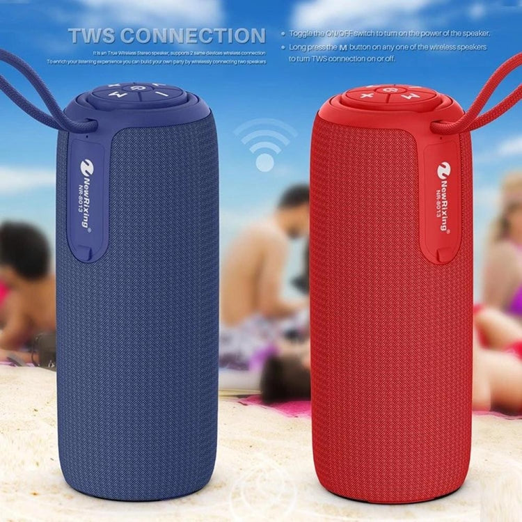 NewRixing NR8013 10W TWS Portable Wireless Stereo Speaker Support TF Card / FM(Blue) - Desktop Speaker by NewRixing | Online Shopping South Africa | PMC TechLife | Buy Now Pay Later Mobicred