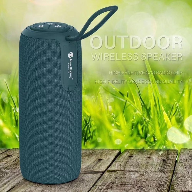 NewRixing NR8013 10W TWS Portable Wireless Stereo Speaker Support TF Card / FM(Blue) - Desktop Speaker by NewRixing | Online Shopping South Africa | PMC TechLife | Buy Now Pay Later Mobicred