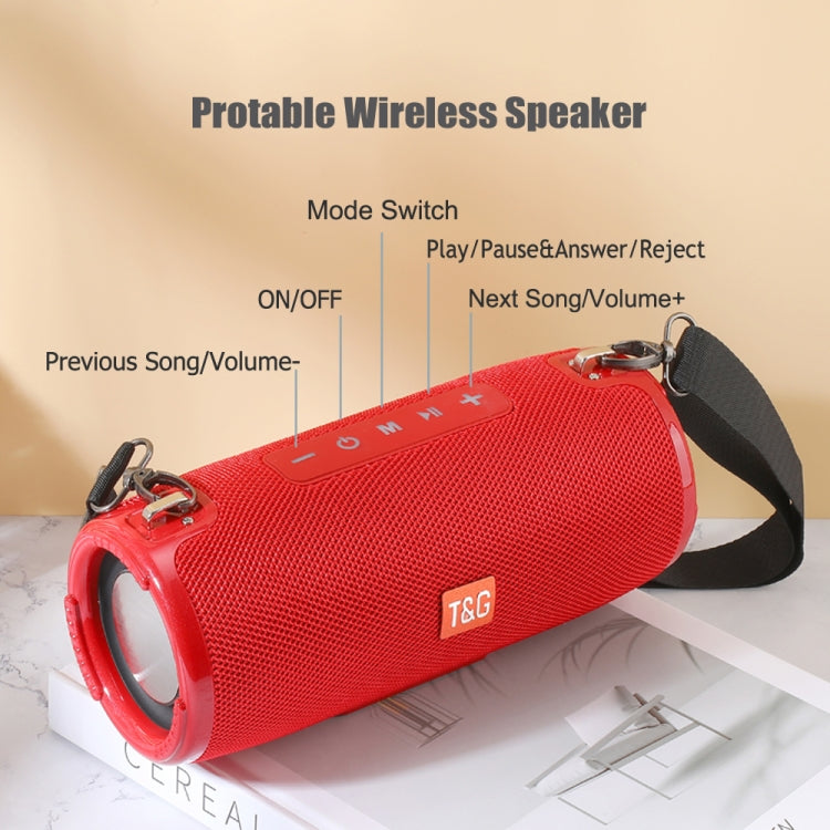 T&G TG324 High Power Waterproof Portable Bluetooth Speaker Support FM / TF Card(Gray) - free shipping - PMC TechLife - Order now!