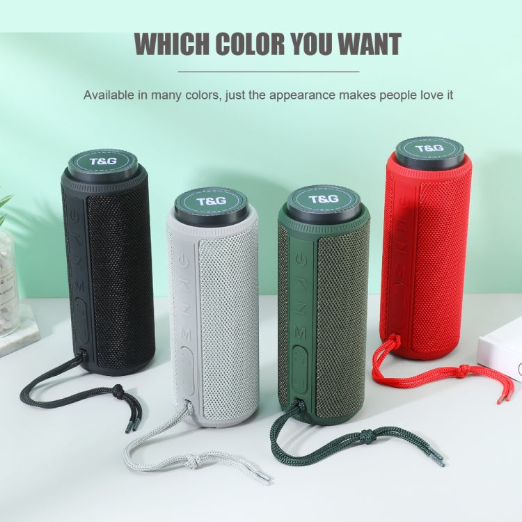 T&G TG332 10W HIFI Stereo Waterproof Portable Bluetooth Speaker(Green) - Desktop Speaker by T&G | Online Shopping South Africa | PMC Jewellery