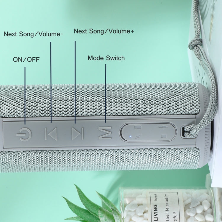 T&G TG332 10W HIFI Stereo Waterproof Portable Bluetooth Speaker(Gray) - Desktop Speaker by T&G | Online Shopping South Africa | PMC TechLife | Buy Now Pay Later Mobicred