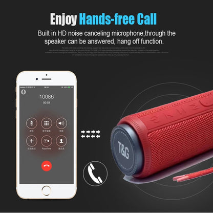 T&G TG332 10W HIFI Stereo Waterproof Portable Bluetooth Speaker(Red) - Desktop Speaker by T&G | Online Shopping South Africa | PMC Jewellery