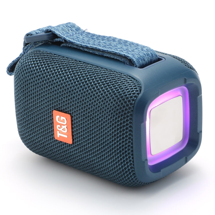 T&G TG339 RGB Light 5W Waterproof Portable Bluetooth Speaker(Blue) - Desktop Speaker by T&G | Online Shopping South Africa | PMC Jewellery