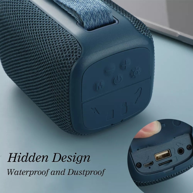 T&G TG339 RGB Light 5W Waterproof Portable Bluetooth Speaker(Green) - Desktop Speaker by T&G | Online Shopping South Africa | PMC TechLife