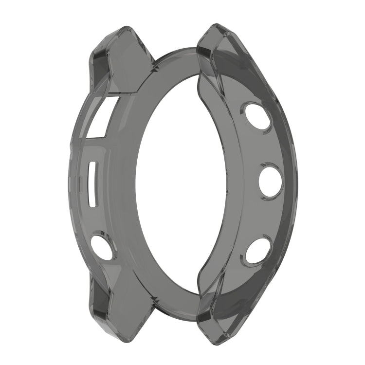 Compatible with Garmin Epix Gen2 Non-full Coverage Hollow TPU Watch Case(Transparent Black) - Watch Cases by PMC TechLife | Online Shopping South Africa | PMC TechLife | Buy Now Pay Later Mobicred