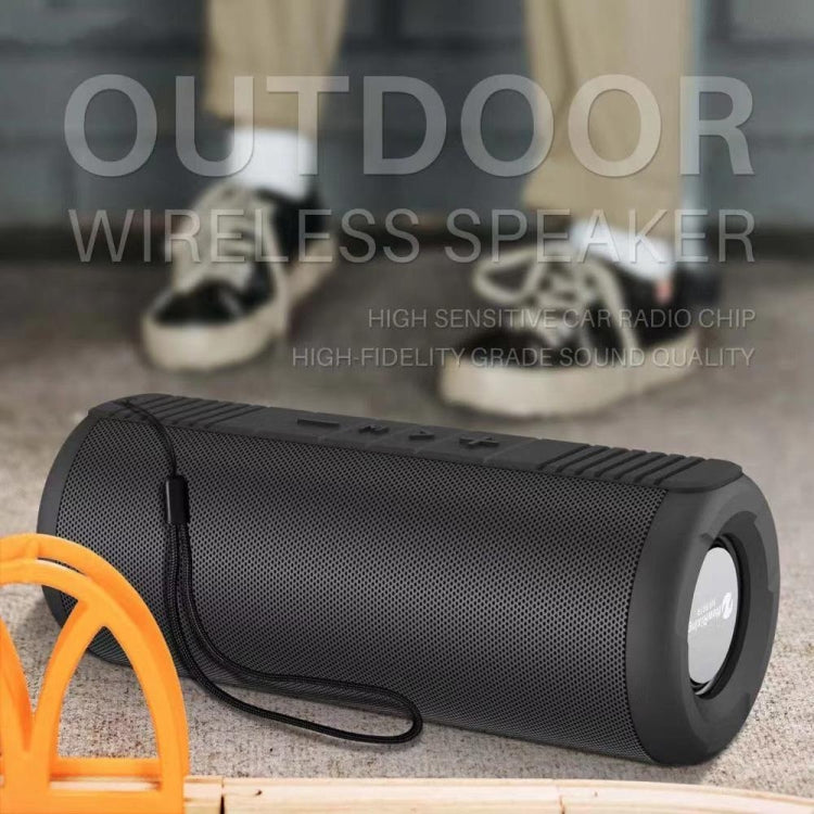 NewRixing NR9019 TWS Portable Stereo Bluetooth Speaker Support TF Card / FM(Green) - Desktop Speaker by NewRixing | Online Shopping South Africa | PMC TechLife | Buy Now Pay Later Mobicred