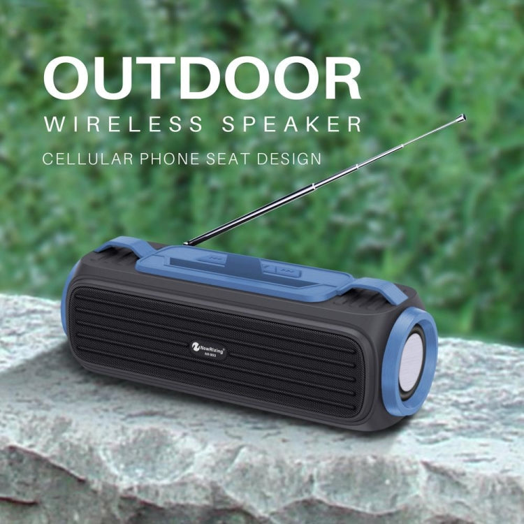 NewRixing NR903F TWS Portable Outdoor Bluetooth Speaker Support TF Card / FM(Red) - Desktop Speaker by NewRixing | Online Shopping South Africa | PMC TechLife | Buy Now Pay Later Mobicred