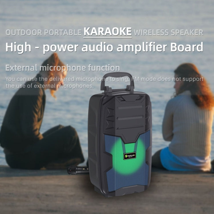 NewRixing NRG401C Outdoor Portable Karaoke Wireless Speaker High-Power Audio Amplifier No Mic(Red) - Desktop Speaker by NewRixing | Online Shopping South Africa | PMC TechLife | Buy Now Pay Later Mobicred