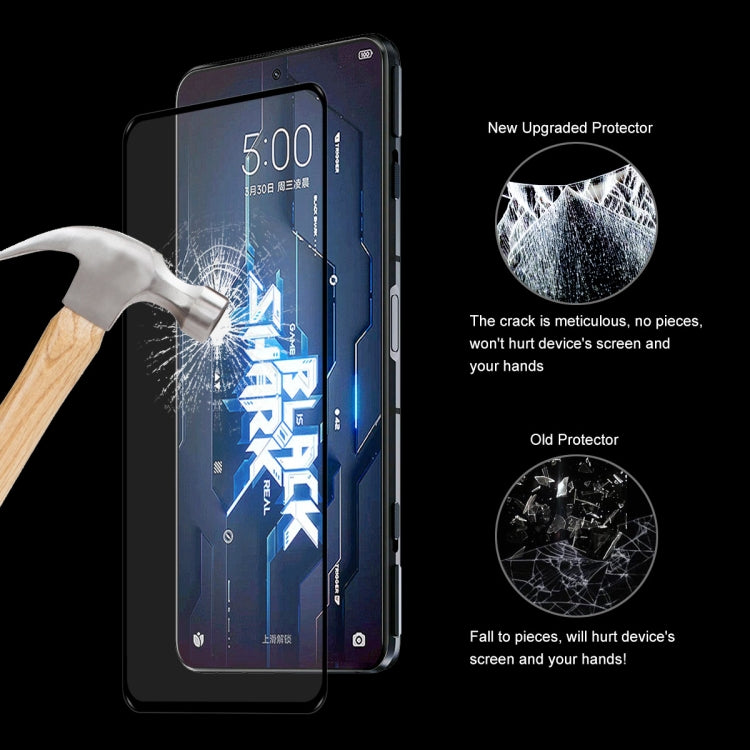10 PCS For Xiaomi Black Shark 5 / 5 Pro ENKAY Full Glue 0.26mm 9H 2.5D Tempered Glass Full Film -  by ENKAY | Online Shopping South Africa | PMC Jewellery