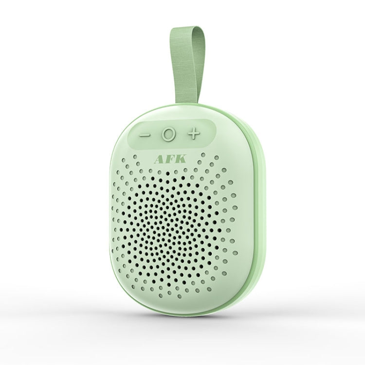 AEC BT513 RGB Light Waterproof Portable Bluetooth Speaker Support FM / TF Card(Light Green) - Mini Speaker by AEC | Online Shopping South Africa | PMC TechLife