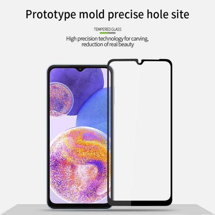 For Samsung Galaxy A23 / M23 / F23 PINWUYO 9H 2.5D Full Screen Tempered Glass Film(Black) - free shipping - PMC TechLife - Order now!