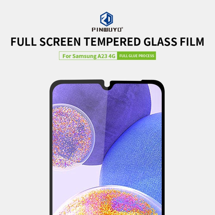 For Samsung Galaxy A23 / M23 / F23 PINWUYO 9H 2.5D Full Screen Tempered Glass Film(Black) - free shipping - PMC TechLife - Order now!